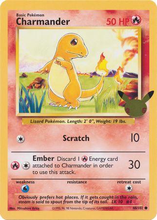 Charmander [Jumbo] #46 from Celebrations Pokémon card set