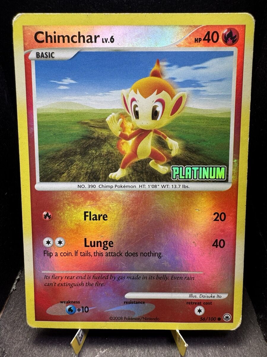 Chimchar [Stamped] #56 from Majestic Dawn Pokémon card set