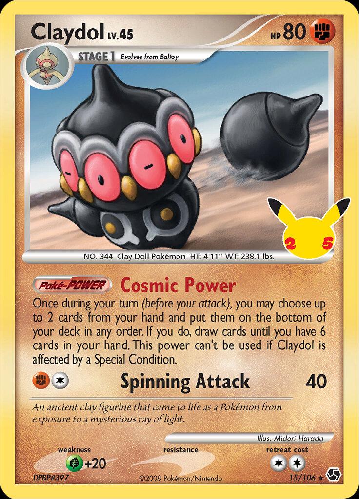 Claydol [Crosshatch Holo] #15 from Great Encounters Pokémon card set