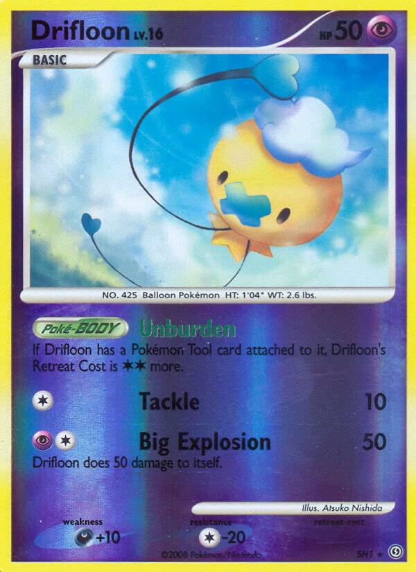 Drifloon #SH1 Pokémon Card from Pokemon Stormfront Set 