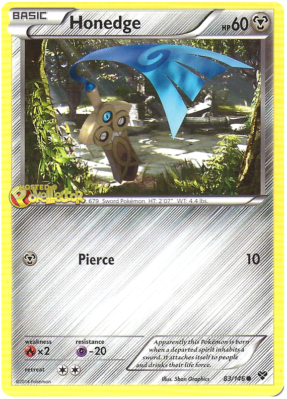 Honedge [Regional Championships] #83 from Xy Pokémon card set