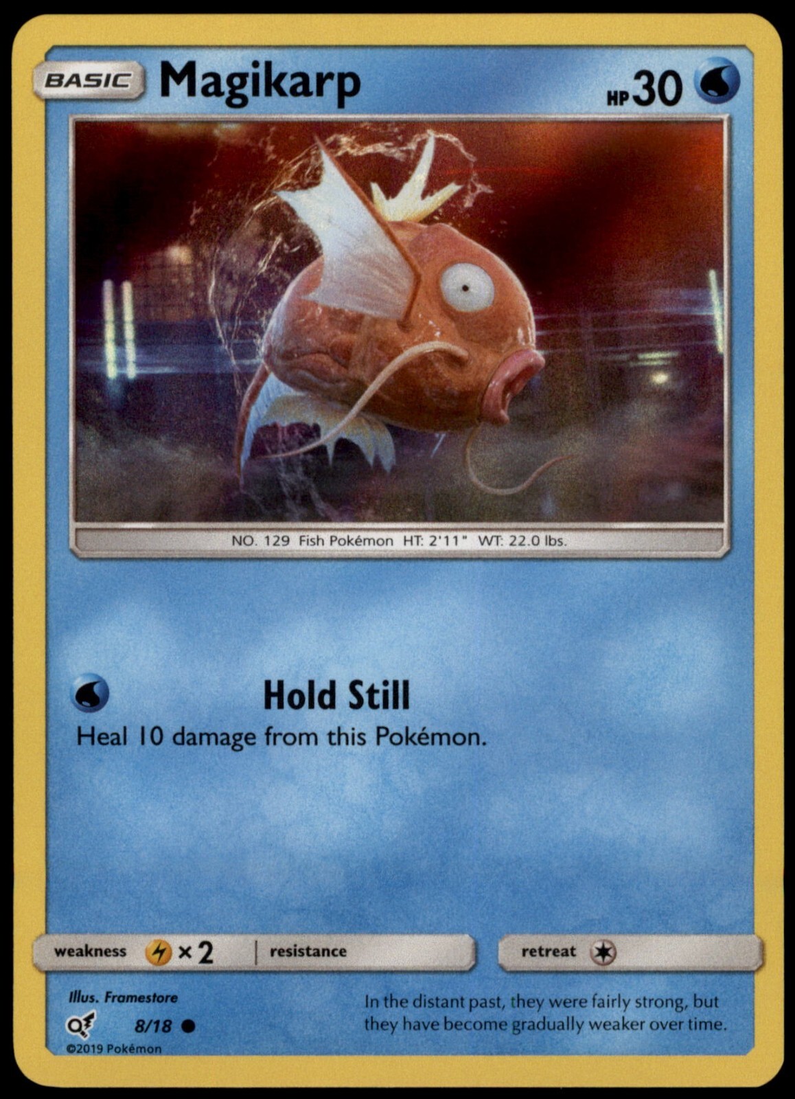 Margikarp [Spanish] #8 from Detective Pikachu Pokémon card set