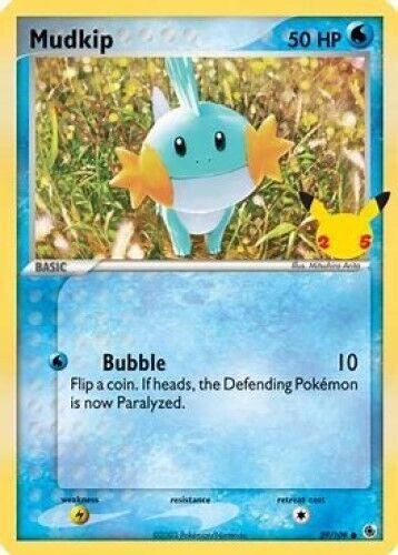 Mudkip [Jumbo] #59 from Celebrations Pokémon card set