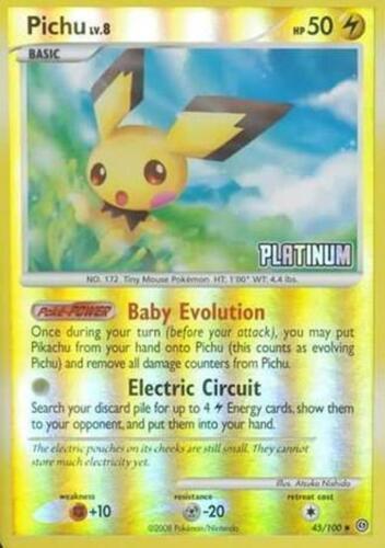 Pichu [Platinum] #45 Pokémon Card from Pokemon Stormfront Set 