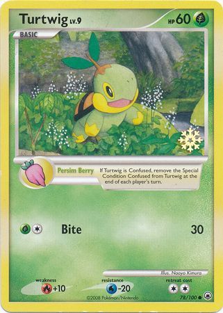 Turtwig [Snowflake Stamped] #78 from Majestic Dawn Pokémon card set
