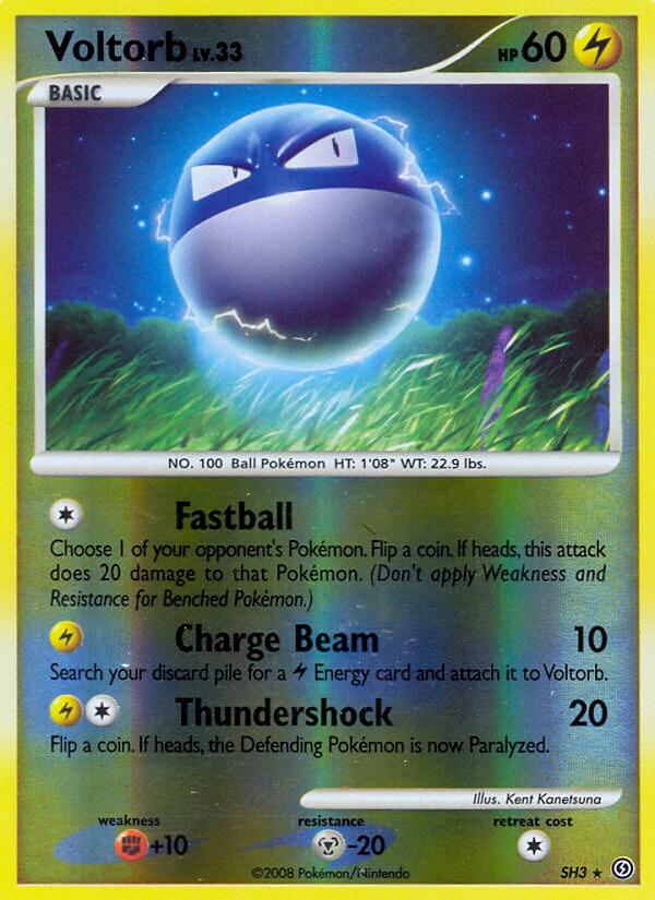 Voltorb #SH3 Pokémon Card from Pokemon Stormfront Set 