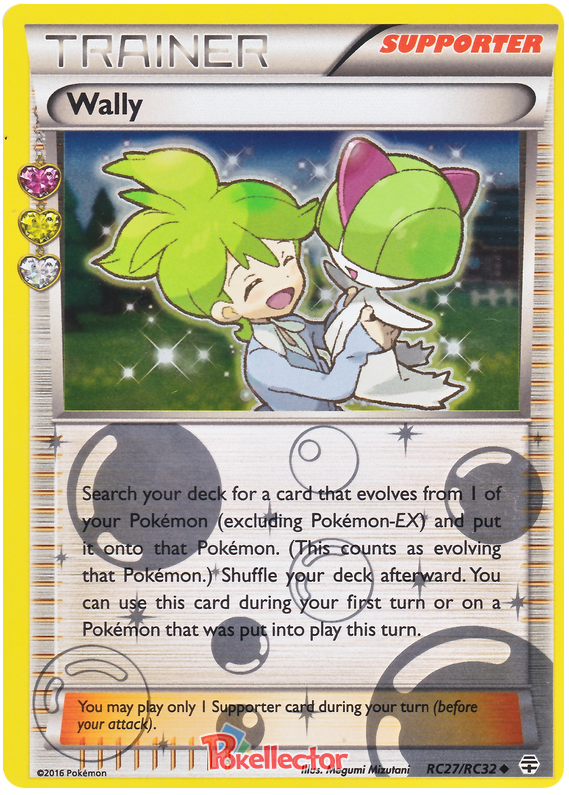 Wally [Reverse Holo] #RC27 from Generations Pokémon card set